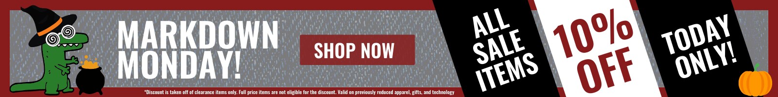 10% off markdowns today only